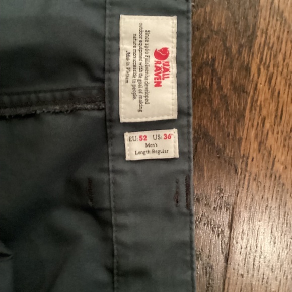 Fjallraven Vidda Pro Men’s Pants Size 36 Regular Length - Picture 5 of 6